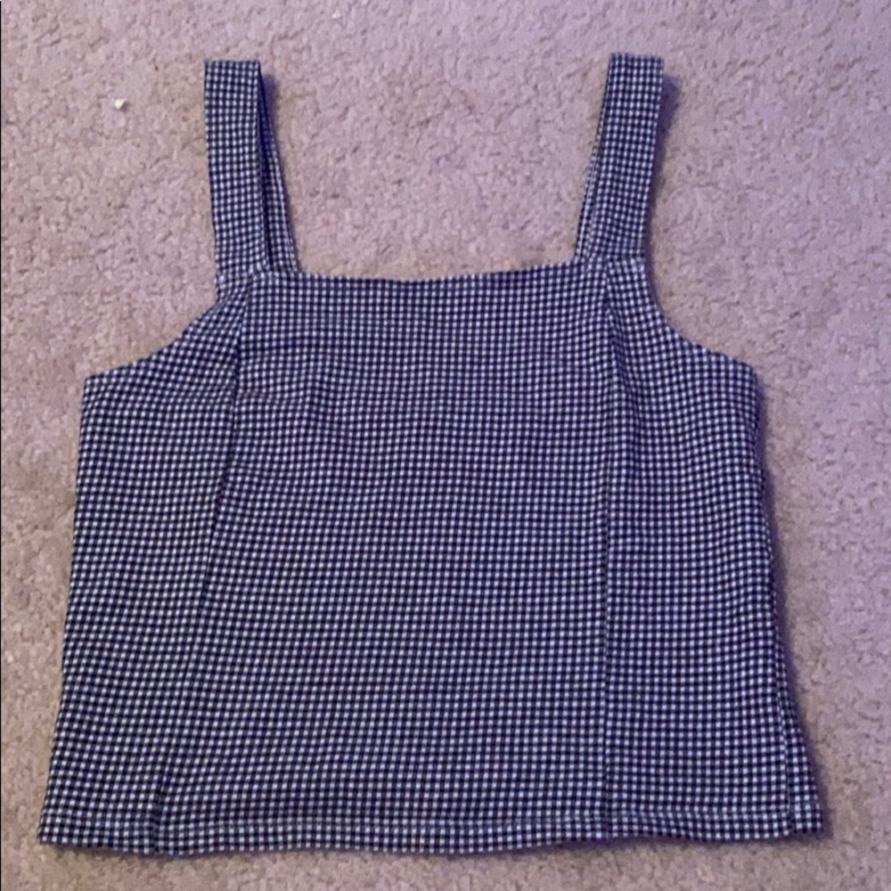 American Eagle Checkered Tank - image 1